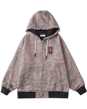 VERYRARE Damask Hoodie - Grey