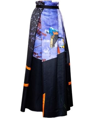 ARTISTA Fauna Maxi Skirt - Blue