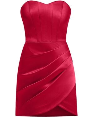 Tia Dorraine A Touch Of Glamour Mini Dress - Red