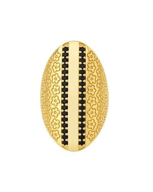 Ogé Jewelry 18K Vermeil Eclipse Flower Ring - Metallic