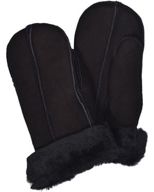 Owen Barry Sheepskin Split Mitten - Black