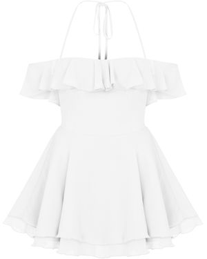 NAZLI CEREN Evie Mini Dress - White