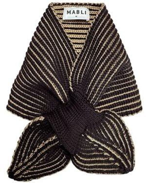Mabli Ffyn Skater Scarf - White
