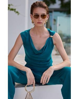 SACHA DRAKE Cyprus Top - Blue
