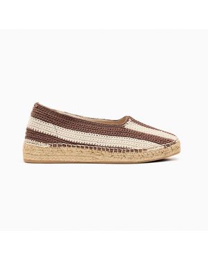 Naguisa Calella Ecru Stripes - Pink