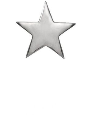 Edge Only Star Pin Sterling - Metallic