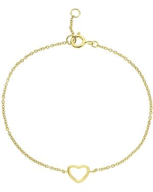 Auree Verona Vermeil Love Heart Bracelet - Metallic