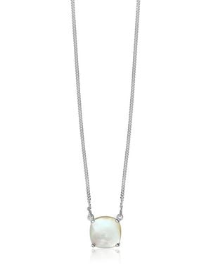 FV Jewellery La Stele Mother Of Pearl Dome Necklace - Metallic
