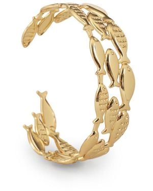 Saachi Coastal Statement Cuff - Metallic
