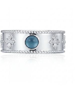 Azura Jewelry New York Howl's Moving Castle London Topaz Ring Vermeil - Blue
