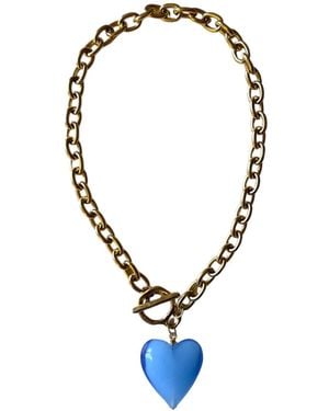Sccollection Amore Heart Necklace - Blue