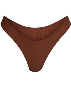 Minimale Animale Wall Street Brief Bikini Bottom - Brown
