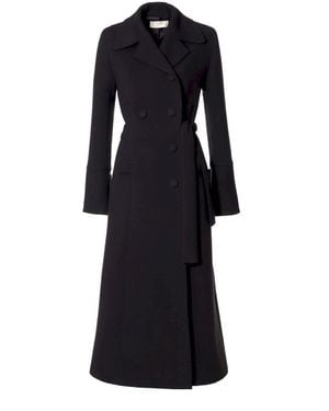 AGGI by HALEWSKI Tilda Designer Long Coat - Black