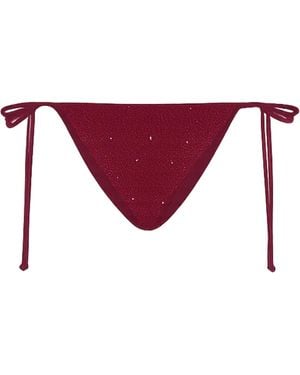 Oceanus Amel High Waist Bikini Bottom - Purple