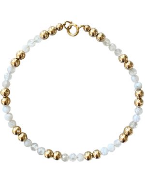 Herself Collections Moonstone Bracelet - Metallic