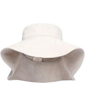 Solpardus Neutrals Nyx Oatmeal Linen Sun Hat - Gray