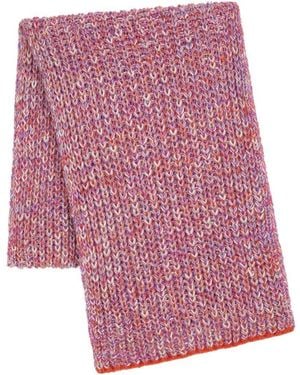 Cara & The Sky Florence Twist Oversized Knitted Scarf - Red