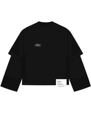 mysimplicated Untitled Dual Layered Sweater - Black