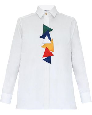My Pair Of Jeans Triangles Shirt - White