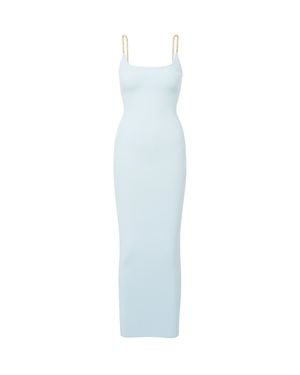 Decolet the label Aurelia Knit Chain Dress - Blue