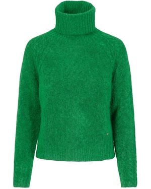 tirillm Ma Mohair Jumper With Great Details - Green