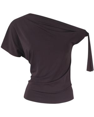 Me & Thee Never Ending Tie Detail Top - Black