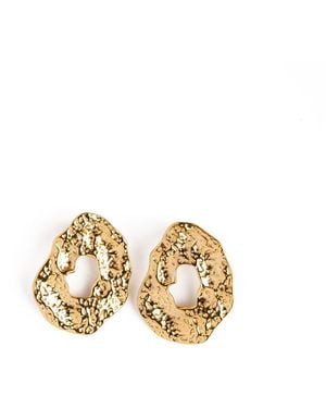Superdivajewellery Theia Hoop Earrings - Metallic
