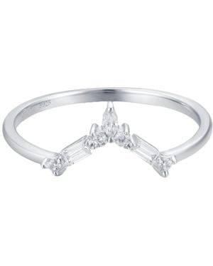 Azura Jewelry New York Monte Arc Ring Vermeil - Metallic