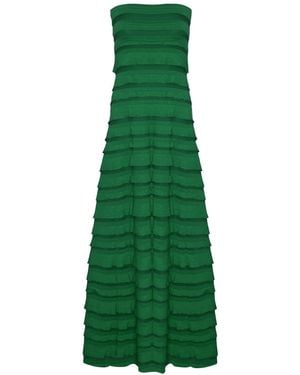 SACHA DRAKE Maddison Strapless Stretch Jersey Dress - Green