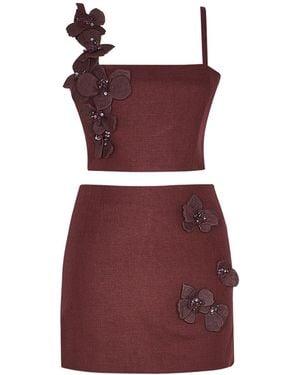 By Felizia Oralia Fleur Set - Red