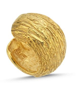 LINYA JEWELLERY Fery Striped Cartilage Earring - Yellow