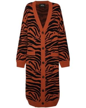 SVETA Milano Wendy Long Cardigan - Brown