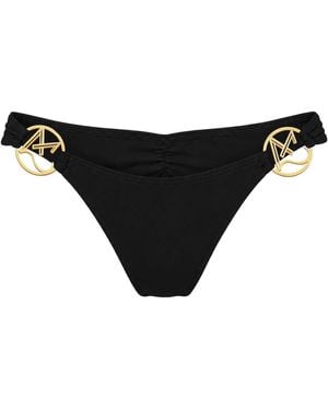 Maui X Lolita Classic Butterfly Bikini Bottoms - Black
