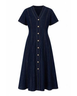 Exquise Kennedy Midi Dress - Blue