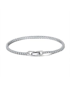 Sophelia Diamond Gemstone Sterling Tennis Bracelet - Metallic