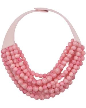 Fairchild Baldwin Marbella Carnation Necklace - Pink