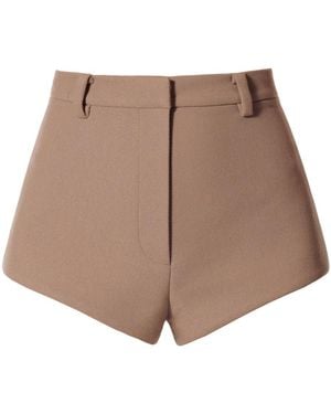 AGGI by HALEWSKI Neutrals Cori Classic Micro Shorts - Brown