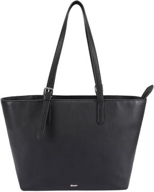 Paul Costelloe Bernice Leather Tote Bag - Black