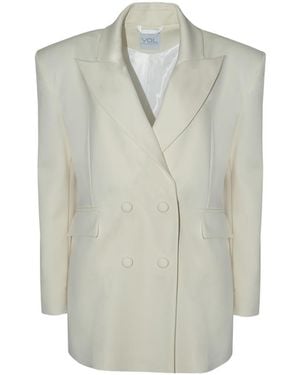 Vestiaire d'un Oiseau Libre Double Breasted Blazer - Grey