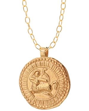 Goddess Charms Sagittarius Zodiac Charm Necklace Set - Metallic
