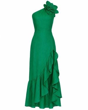 Yumi Kim Rocky Linen Dress - Green