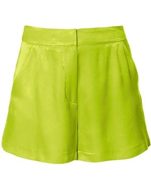 AGGI by HALEWSKI Jerry Lime Shorts - Green