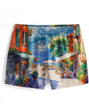 Aloha From Deer Lake Como Swimming Shorts - Blue