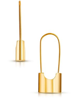 Ellie Vail Jewelry Londyn Lock Earring - Metallic