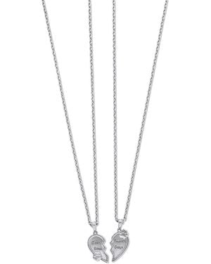 Cloud Haven Friendship Furever Necklace Set - Metallic