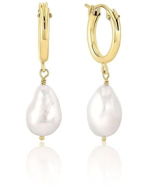 SET & STONES Adelle Hoops - Metallic