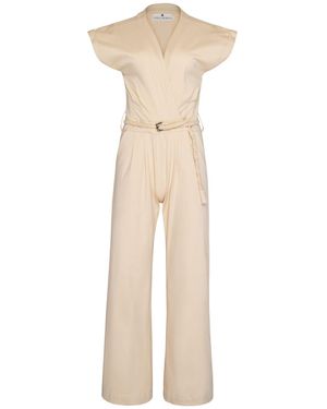 STATE OF GEORGIA Neutrals The Euphoria Jumpsuit Sand - Natural
