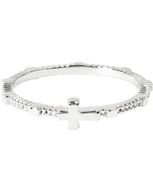 Belinda Jewelz Grace Cross Ring - Metallic