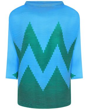 Beatrice von Tresckow Zig Zag Jumper - Blue