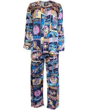 Any Old Iron Rodeo Pyjamas - Blue